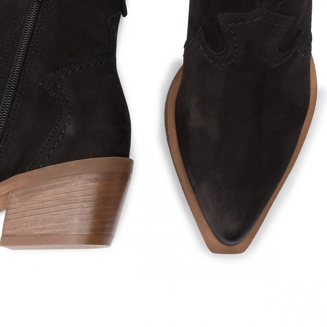 R.Polański Bottes Et Autres Bottines R.POLAŃSKI - 1024 Czarny Nubuk Noir 6 R.Polański Bottes Et Autres Bottines R.POLAŃSKI - 1024 Czarny Nubuk Noir – Image 6