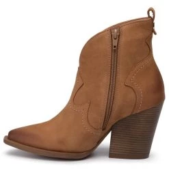 R.Polański Bottes Et Autres Bottines R.POLAŃSKI - 0987 Rudy "C" Nubuk Marron -R.Polański Soldes Magasin 0000206388698 03 mt