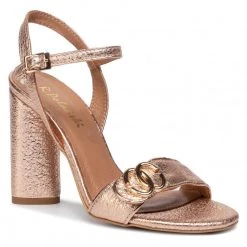 R.Polański Mules Et Sandales Sandales R.POLAŃSKI - 0874 Szampański Kryształ Or