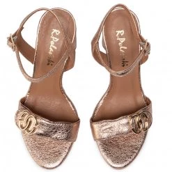 R.Polański Mules Et Sandales Sandales R.POLAŃSKI - 0874 Szampański Kryształ Or 10 R.Polański Mules Et Sandales Sandales R.POLAŃSKI - 0874 Szampański Kryształ Or -R.Polański Soldes Magasin 0000206396716 05 pz