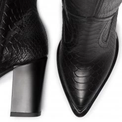 R.Polański Bottes Et Autres Bottes R.POLAŃSKI - 1030 Czarny Lico Croko Noir 10 R.Polański Bottes Et Autres Bottes R.POLAŃSKI - 1030 Czarny Lico Croko Noir -R.Polański Soldes Magasin 0000206421999 04 dp