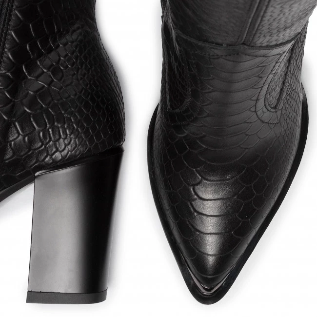 R.Polański Bottes Et Autres Bottes R.POLAŃSKI - 1030 Czarny Lico Croko Noir 5 R.Polański Bottes Et Autres Bottes R.POLAŃSKI - 1030 Czarny Lico Croko Noir – Image 5