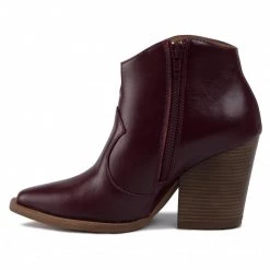 R.Polański Bottes Et Autres Bottines R.POLAŃSKI - 1026 Bordo Lico Bordeaux -R.Polański Soldes Magasin 0000206426871 03 mn