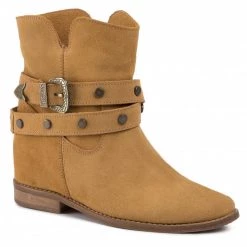 R.Polański Bottes Et Autres Bottines R.POLAŃSKI - 1027 Camel Zamsz Marron