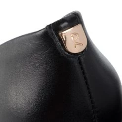 R.Polański Chaussures Basses Talons Aiguilles R.POLAŃSKI - 0808 Czarny Lico/Złoty Noir -R.Polański Soldes Magasin 0000206480095 06 mt