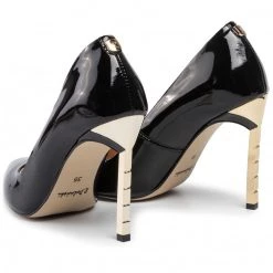 R.Polański Chaussures Basses Talons Aiguilles R.POLAŃSKI - 0808 Czany Lakier Noir -R.Polański Soldes Magasin 0000206492876 03 ap