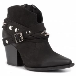 R.Polański Bottes Et Autres Bottines R.POLAŃSKI - 1033 Czarny Nubuk Noir