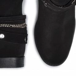 R.Polański Bottes Et Autres Bottines R.POLAŃSKI - 1035 Czarny Zamsz Noir -R.Polański Soldes Magasin 0000206522955 05 kb