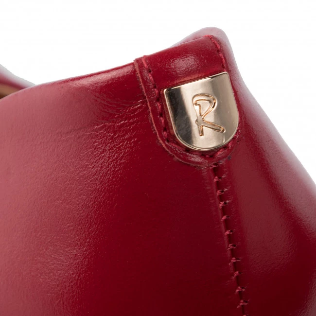 R.Polański Chaussures Basses Talons Aiguilles R.POLAŃSKI - 0808 Czerwony Lico Rouge 5 R.Polański Chaussures Basses Talons Aiguilles R.POLAŃSKI - 0808 Czerwony Lico Rouge – Image 5