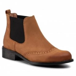 R.Polański Bottes Et Autres Bottines Chelsea R.POLAŃSKI - 0952 Rudy C Nubuck Marron