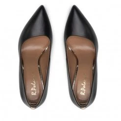 R.Polański Chaussures Basses Talons Aiguilles R.POLAŃSKI - 1040 Czarny Lico Noir -R.Polański Soldes Magasin 0000206711762 pa 5