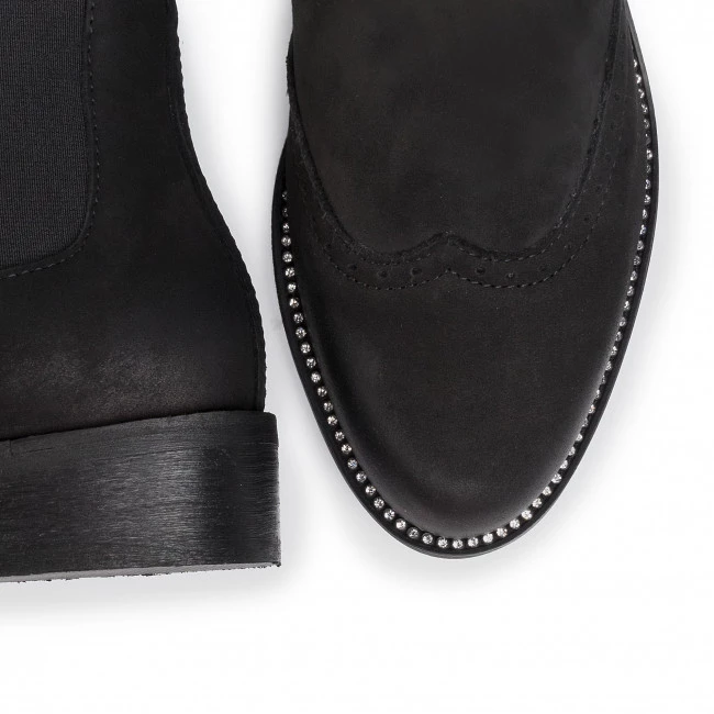 R.Polański Bottes Et Autres Bottines Chelsea R.POLAŃSKI - 0952 Czarny Nubuk Noir 6 R.Polański Bottes Et Autres Bottines Chelsea R.POLAŃSKI - 0952 Czarny Nubuk Noir – Image 6