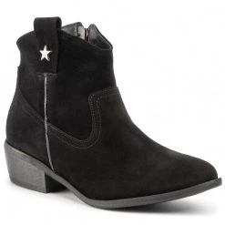 R.Polański Bottes Et Autres Bottines R.POLAŃSKI - 1034 Czarny Zamsz Noir