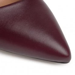 R.Polański Chaussures Basses Talons Aiguilles R.POLAŃSKI - 0808 Bordo Lico Bordeaux -R.Polański Soldes Magasin 0000206829405 06 kb