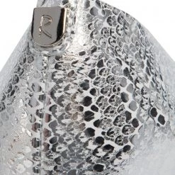 R.Polański Chaussures Basses Talons Aiguilles R.POLAŃSKI - 0808 Srebny Snake Argent -R.Polański Soldes Magasin 0000206912688 06 kt