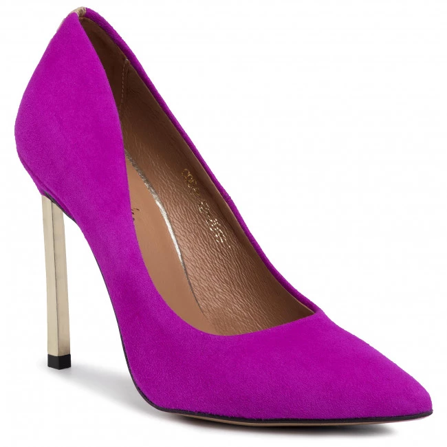 R.Polański Chaussures Basses Talons Aiguilles R.POLAŃSKI - 1044 Fuksja Zamsz Violet 1 R.Polański Chaussures Basses Talons Aiguilles R.POLAŃSKI - 1044 Fuksja Zamsz Violet