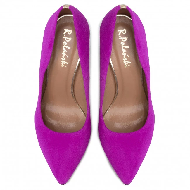 R.Polański Chaussures Basses Talons Aiguilles R.POLAŃSKI - 1044 Fuksja Zamsz Violet 5 R.Polański Chaussures Basses Talons Aiguilles R.POLAŃSKI - 1044 Fuksja Zamsz Violet – Image 5