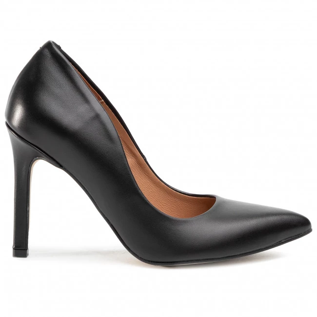 R.Polański Chaussures Basses Talons Aiguilles R.POLAŃSKI - 1048 Czarny Lico Noir 2 R.Polański Chaussures Basses Talons Aiguilles R.POLAŃSKI - 1048 Czarny Lico Noir – Image 2