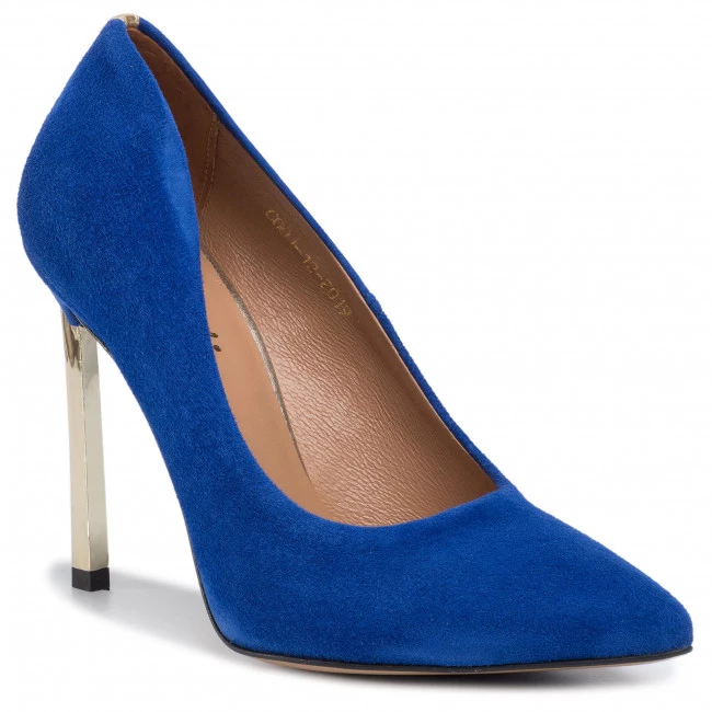 R.Polański Chaussures Basses Talons Aiguilles R.POLAŃSKI - 1044 Chaber Zamsz Bleu 1 R.Polański Chaussures Basses Talons Aiguilles R.POLAŃSKI - 1044 Chaber Zamsz Bleu