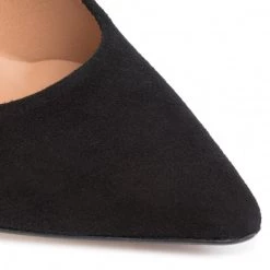 R.Polański Chaussures Basses Talons Aiguilles R.POLAŃSKI - 1044 Czarny Zamsz Noir -R.Polański Soldes Magasin 0000207021945 05 pc