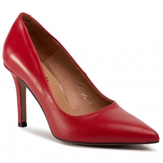 R.Polański Chaussures Basses Talons Aiguilles R.POLAŃSKI - 1042 Czerwony Lico Rouge 1 R.Polański Chaussures Basses Talons Aiguilles R.POLAŃSKI - 1042 Czerwony Lico Rouge