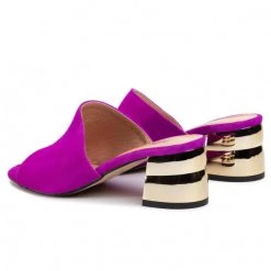 R.Polański Mules Et Sandales Mules / Sandales De Bain R.POLAŃSKI - 0940 Fuksja Zamsz Violet -R.Polański Soldes Magasin 0000207030473 04 wj