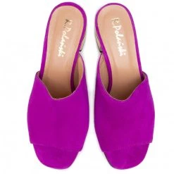 R.Polański Mules Et Sandales Mules / Sandales De Bain R.POLAŃSKI - 0940 Fuksja Zamsz Violet -R.Polański Soldes Magasin 0000207030473 05 wj