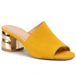 R.Polański Mules Et Sandales Mules / Sandales De Bain R.POLAŃSKI - 0940 Żółty Zamsz Jaune