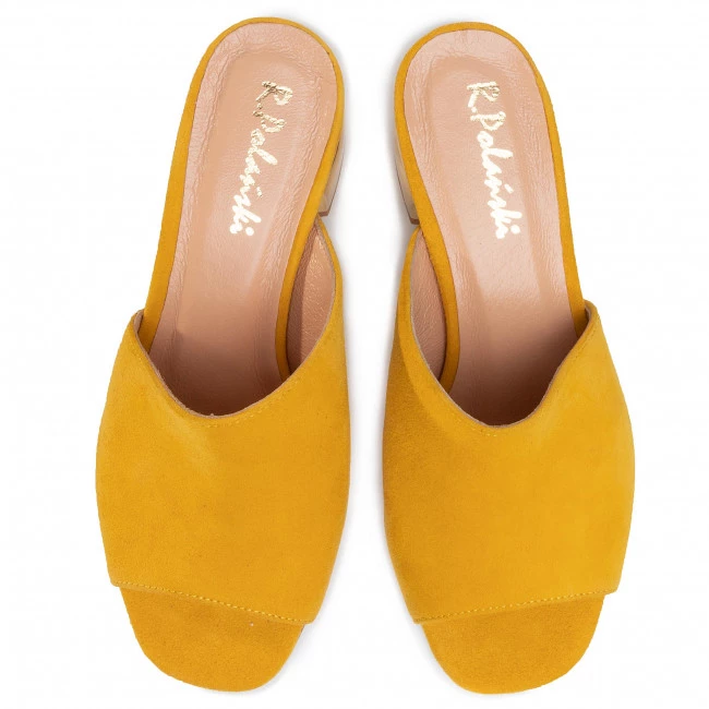 R.Polański Mules Et Sandales Mules / Sandales De Bain R.POLAŃSKI - 0940 Żółty Zamsz Jaune 5 R.Polański Mules Et Sandales Mules / Sandales De Bain R.POLAŃSKI - 0940 Żółty Zamsz Jaune – Image 5