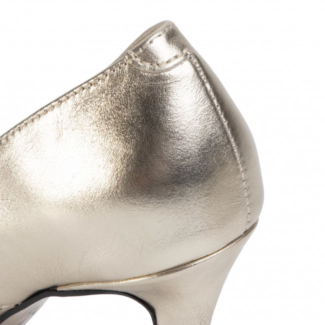 R.Polański Chaussures Basses Talons Aiguilles R.POLAŃSKI - 1042 Złoty Lico 1 Or 6 R.Polański Chaussures Basses Talons Aiguilles R.POLAŃSKI - 1042 Złoty Lico 1 Or – Image 6
