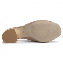 R.Polański Mules Et Sandales Mules / Sandales De Bain R.POLAŃSKI - 0940 Beż Zamsz Beige -R.Polański Soldes Magasin 0000207101463 03 pac