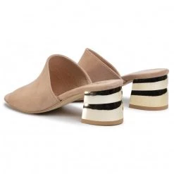 R.Polański Mules Et Sandales Mules / Sandales De Bain R.POLAŃSKI - 0940 Beż Zamsz Beige -R.Polański Soldes Magasin 0000207101463 04 pac