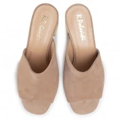 R.Polański Mules Et Sandales Mules / Sandales De Bain R.POLAŃSKI - 0940 Beż Zamsz Beige -R.Polański Soldes Magasin 0000207101463 05 pac