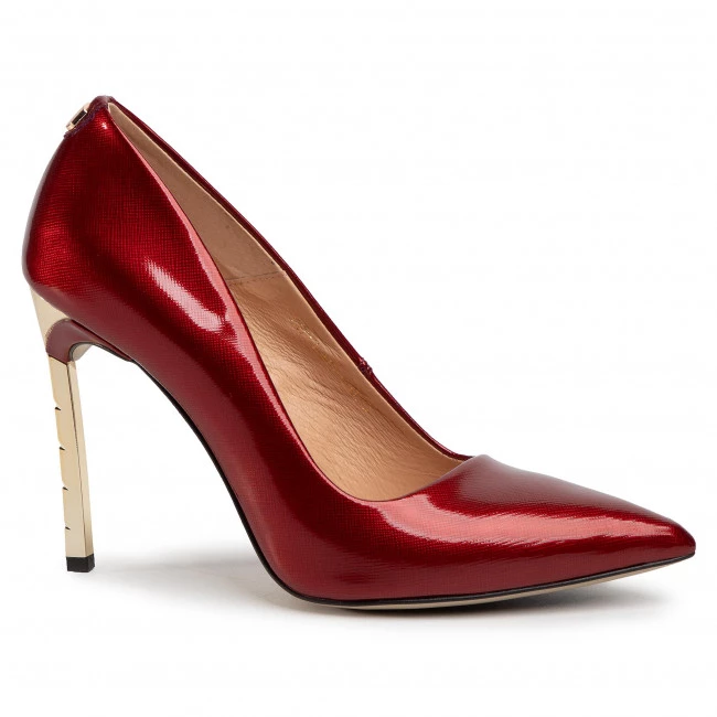 R.Polański Chaussures Basses Talons Aiguilles R.POLAŃSKI - 0808 Bordo Lakier Bordeaux 2 R.Polański Chaussures Basses Talons Aiguilles R.POLAŃSKI - 0808 Bordo Lakier Bordeaux – Image 2
