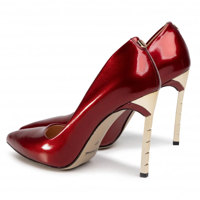 R.Polański Chaussures Basses Talons Aiguilles R.POLAŃSKI - 0808 Bordo Lakier Bordeaux 3 R.Polański Chaussures Basses Talons Aiguilles R.POLAŃSKI - 0808 Bordo Lakier Bordeaux – Image 3