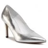 R.Polański Chaussures Basses Talons Aiguilles R.POLAŃSKI - 1042 Srebrny Lico Argent