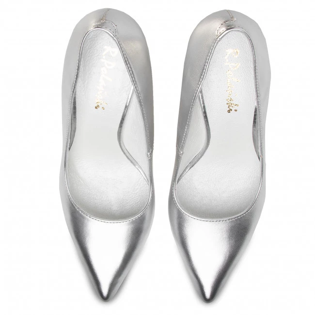 R.Polański Chaussures Basses Talons Aiguilles R.POLAŃSKI - 1042 Srebrny Lico Argent 5 R.Polański Chaussures Basses Talons Aiguilles R.POLAŃSKI - 1042 Srebrny Lico Argent – Image 5