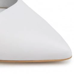 R.Polański Chaussures Basses Talons Aiguilles R.POLAŃSKI - 0808 Biały Lico Złoty Blanc -R.Polański Soldes Magasin 0000207149564 06 sw 1