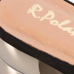 R.Polański Mules Et Sandales Mules / Sandales De Bain R.POLAŃSKI - 0940 Czarny Zamsz Noir -R.Polański Soldes Magasin 0000207152380 06 ki
