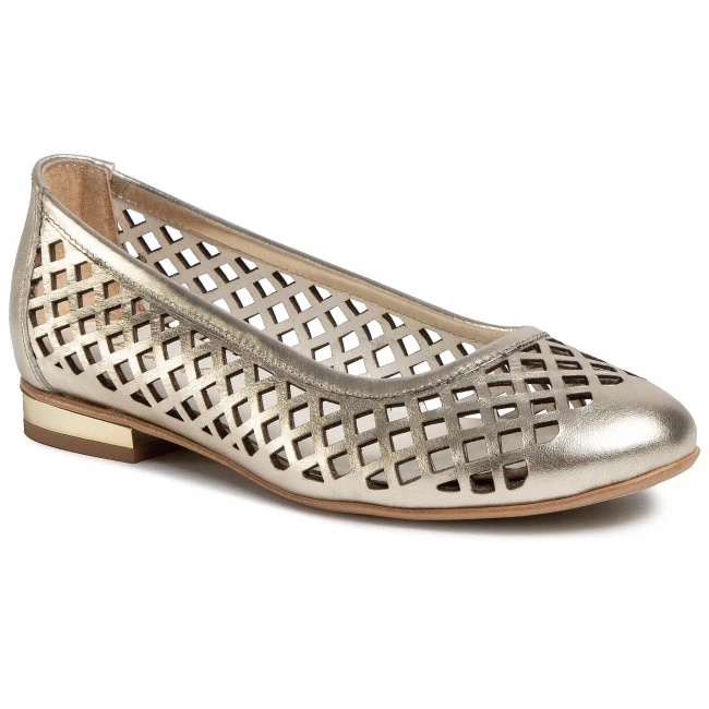 R.Polański Chaussures Basses Ballerines R.POLAŃSKI - 1085 Złoty Or 1 R.Polański Chaussures Basses Ballerines R.POLAŃSKI - 1085 Złoty Or