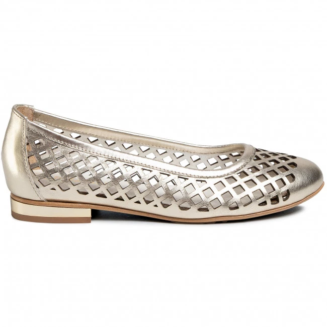R.Polański Chaussures Basses Ballerines R.POLAŃSKI - 1085 Złoty Or 2 R.Polański Chaussures Basses Ballerines R.POLAŃSKI - 1085 Złoty Or – Image 2