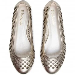 R.Polański Chaussures Basses Ballerines R.POLAŃSKI - 1085 Złoty Or 10 R.Polański Chaussures Basses Ballerines R.POLAŃSKI - 1085 Złoty Or -R.Polański Soldes Magasin 0000207158641 05 kt