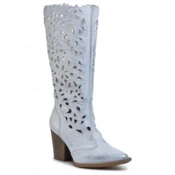 R.Polański Bottes Et Autres Bottes R.POLAŃSKI - 1086 Błękit Przecierany Bleu