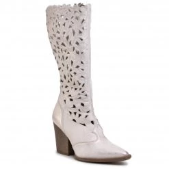 R.Polański Bottes Et Autres Bottes R.POLAŃSKI - 1086 Różowy Przecierany Rose