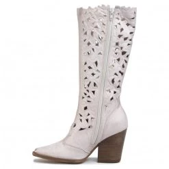 R.Polański Bottes Et Autres Bottes R.POLAŃSKI - 1086 Różowy Przecierany Rose -R.Polański Soldes Magasin 0000207187481 03 pac