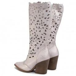 R.Polański Bottes Et Autres Bottes R.POLAŃSKI - 1086 Różowy Przecierany Rose -R.Polański Soldes Magasin 0000207187481 05 pac