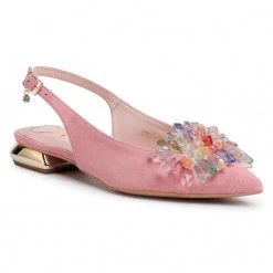 R.Polański Mules Et Sandales Sandales R.POLAŃSKI - 1015 Różowy Zamsz Rose