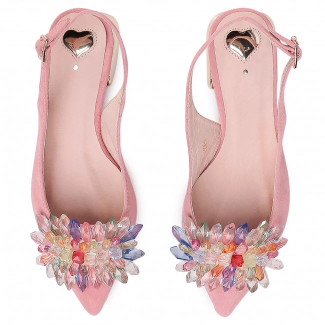 R.Polański Mules Et Sandales Sandales R.POLAŃSKI - 1015 Różowy Zamsz Rose 5 R.Polański Mules Et Sandales Sandales R.POLAŃSKI - 1015 Różowy Zamsz Rose – Image 5