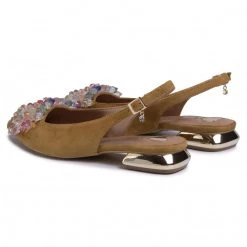 R.Polański Mules Et Sandales Sandales R.POLAŃSKI - 1015 Yellow Zamsz Jaune -R.Polański Soldes Magasin 0000207220102 04 pac 1 1