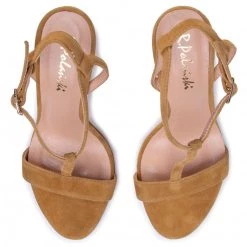 R.Polański Mules Et Sandales Sandales R.POLAŃSKI - 1074 Yellow Zamsz Jaune -R.Polański Soldes Magasin 0000207249509 07 ks